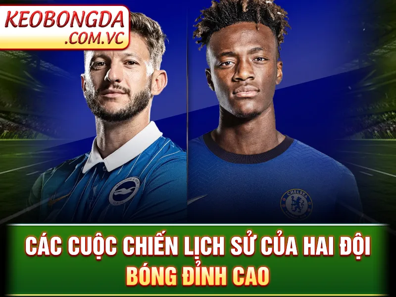 Brighton Vs Chelsea: Các cuộc chiến lịch sử của hai đội bóng đỉnh cao
